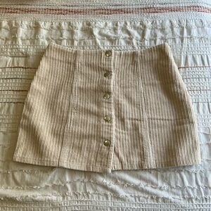 corduroy mini skirt
